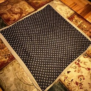 Louis Vuitton blue silk shawl